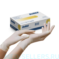 Перчатки латексные, DeMAX, смотровые, неопудренные, L, Archdale