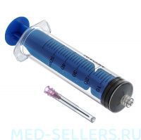 Шприц 50мл. MedAim LUER LOCK 18G (1,20х40) (в упаковке 25 шт.)