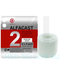 Бинт полимерный Alfacast №3 ортопедический стекловолокно 7,5 см. х 3,6 м.