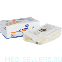 Полоски на операционные швы стерильные Omnistrip 6 х 38 мм. (в упаковке 300 шт)