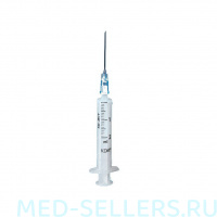 Шприц 2мл KD-JECT II, 2х - компонентный, с иглой р-р 23G 0,6 х 30