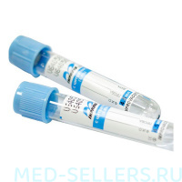 Пробирки IMPROVACUTER цитрат натрия 3,8%, 8,1мл, 16 х 100 мм, (50 шт в упаковке)