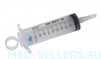 Шприц 100мл. KD-JECT III LUER LOCK, БЕЗ ИГЛЫ, 3-х компонентный, стерильный