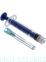 Шприц 2мл. MedAim LUER LOCK 23G (0,63х32) (в упаковке 100 шт.)